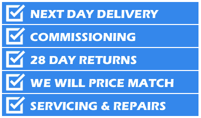 Generator price match promise, returns policy, next day delivery